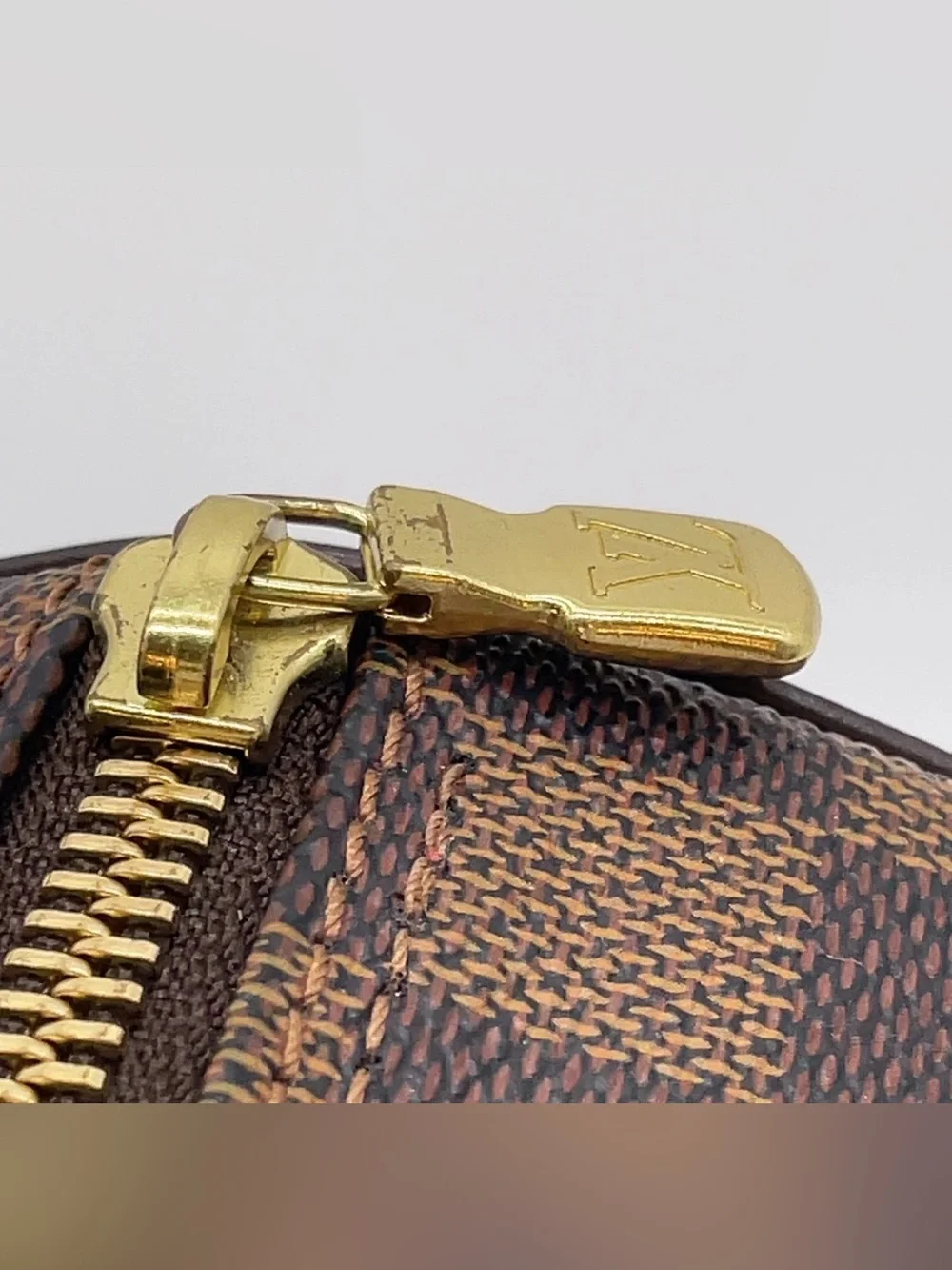 Louis Vuitton Brown Damier Ebene Mini Papillon Satchel with Pouch